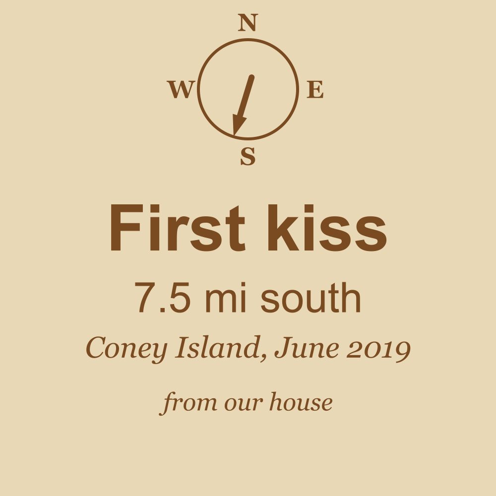 Engraved hardwood keepsake plaque for one place